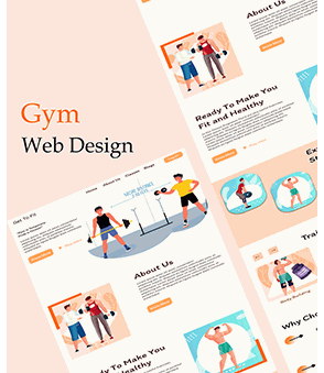 Gym-Web-Design, Fitness, Health - Hats Off Solutions